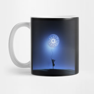 Cardano Moon ADA cryptocurrency as Moon Bollon Mug